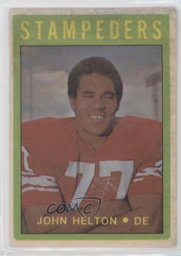 1972 pee chee - cfl, john