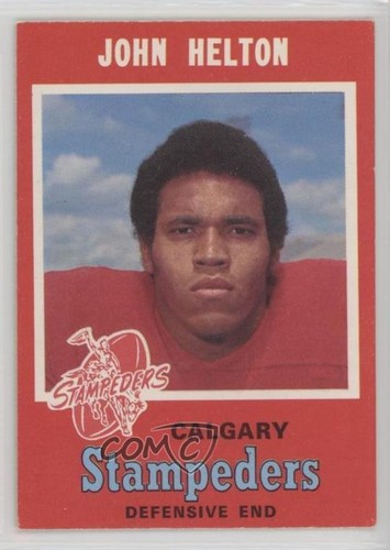 1971 pee chee cfl john - 1971,