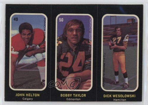 1972 pee chee - o-pee-chee, cfl