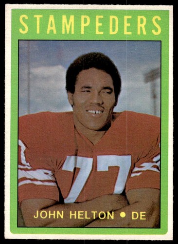 1972 pee chee - cfl, john