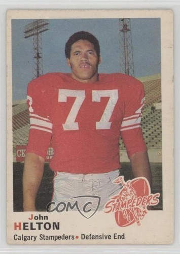 1970 pee chee cfl john - 1970,