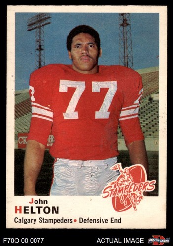 1970 pee chee cfl 92 - 1970, john
