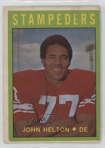 1972 pee chee cfl john - o-pee-chee,