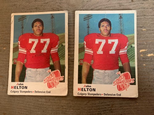 1970 pee chee cfl john - cfl,