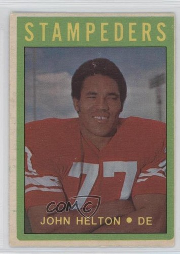 1972 pee chee - cfl, john