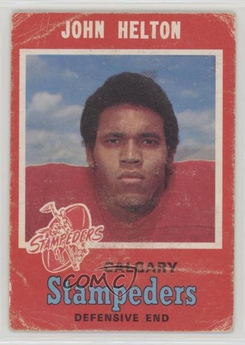 1971 pee chee cfl john - o-pee-chee,